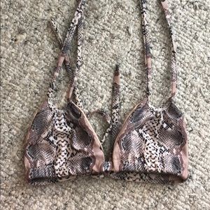 Montce Swim Snake Bikini Top